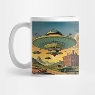 The Flying Saucers Are Here Mug